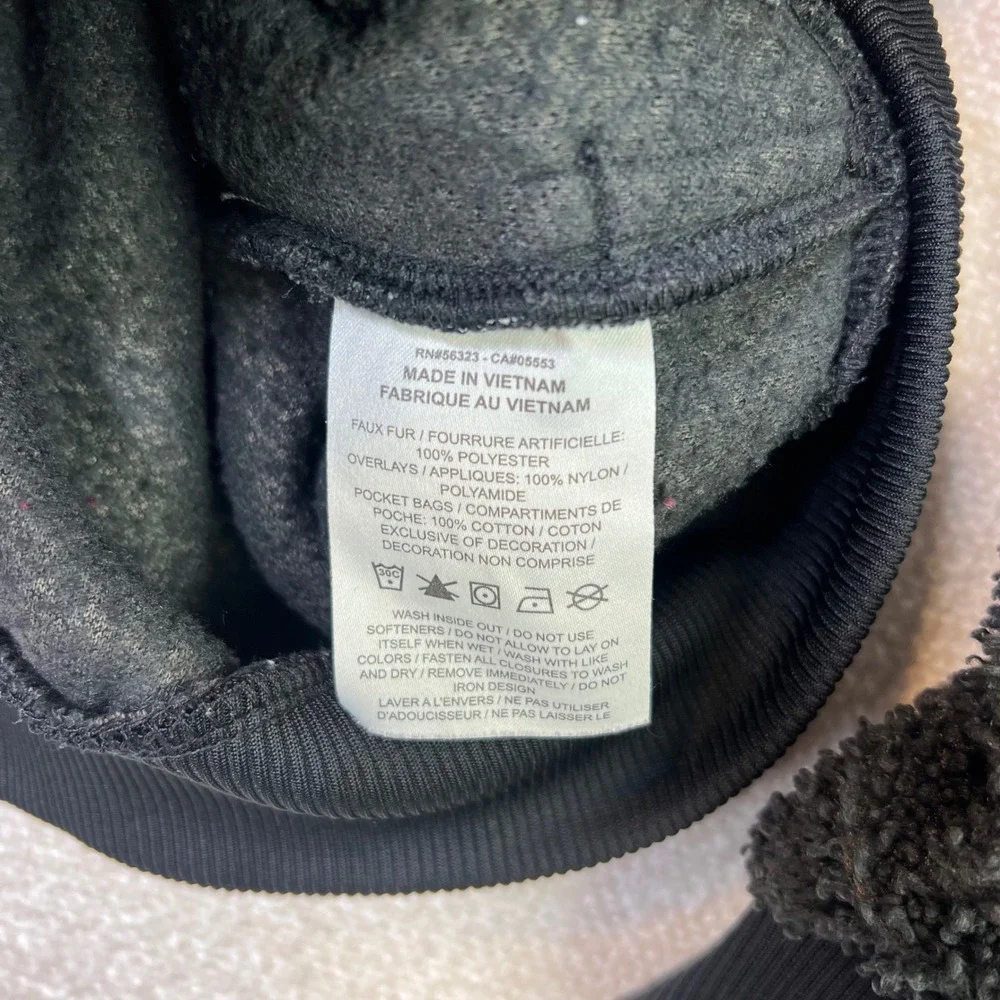 Nike Kids Set Sportswear Sherpa Fleece Hoodie and Joggers Black Medium